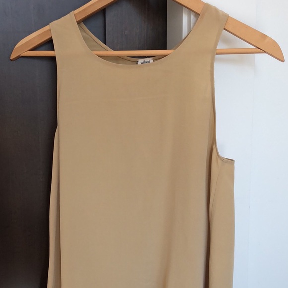 Aritzia Wilfred 100% silk sleeveless blouse - Picture 4 of 5